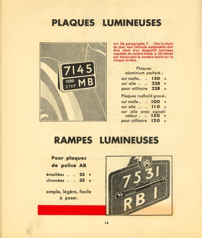 Accessoire plaque lumineuse