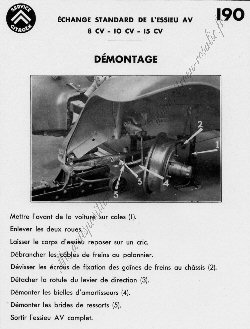 technique essieu demontage remontage